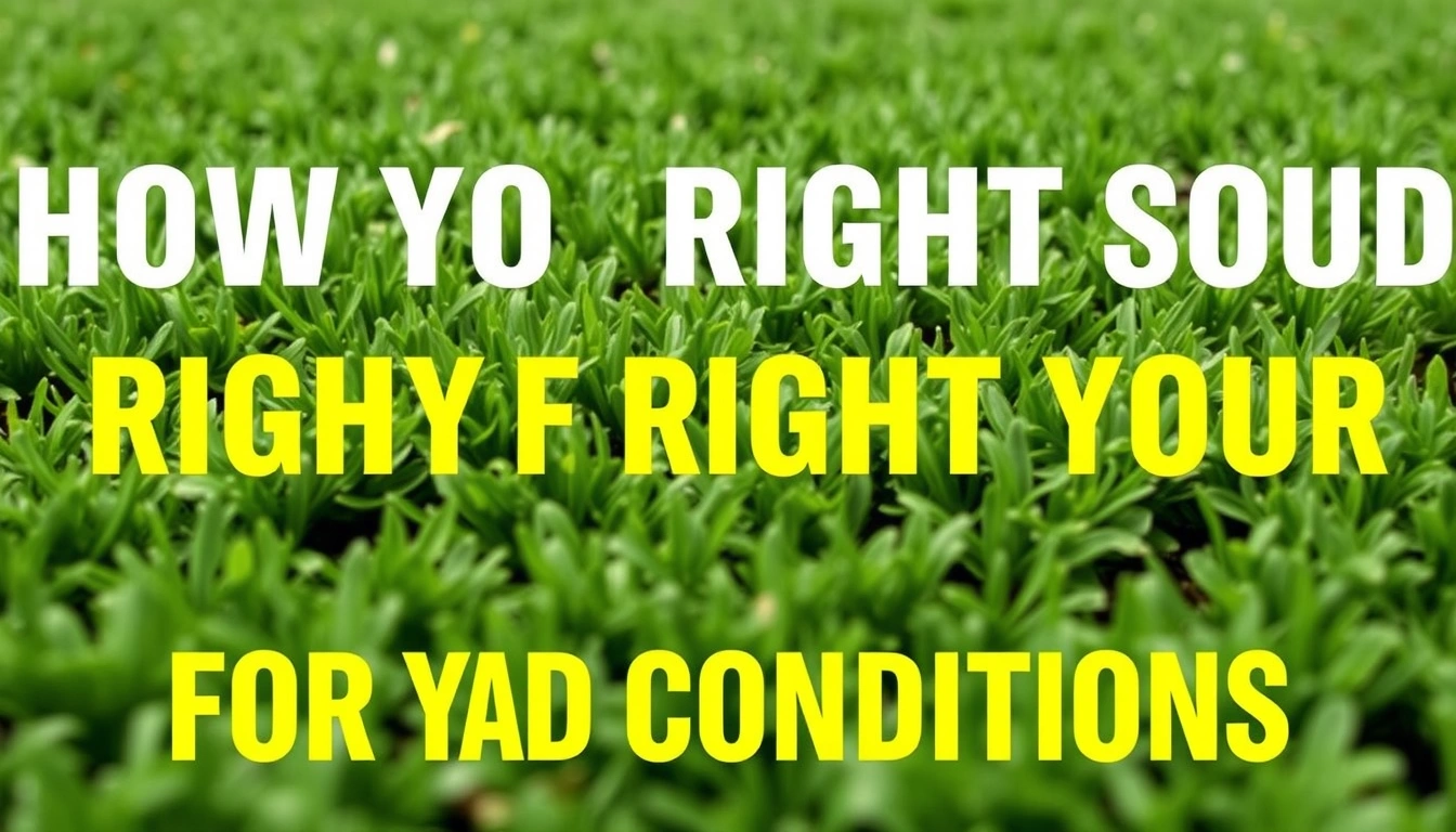 How to choose the right sod for your yard conditions How to choose the right sod for your yard conditions