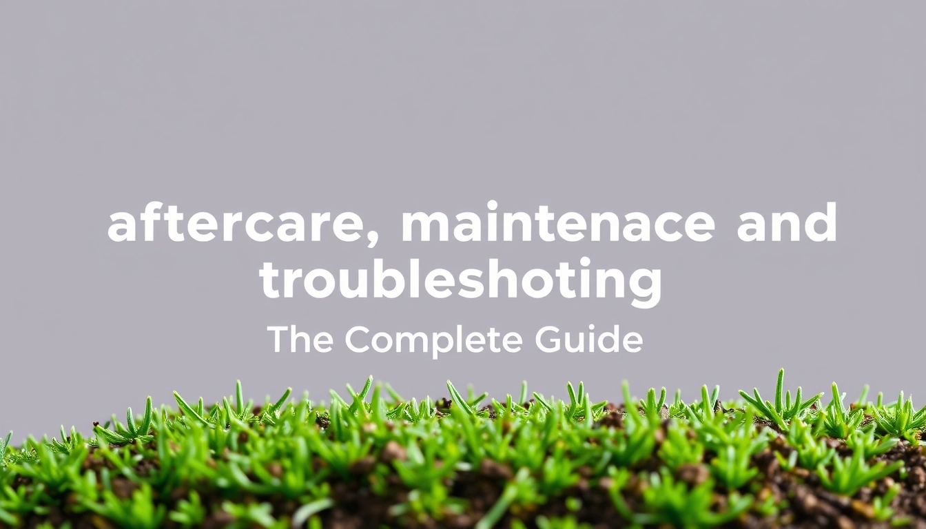 Sod aftercare, maintenance, and troubleshooting — The Complete Guide Sod aftercare, maintenance, and troubleshooting — The Complete Guide