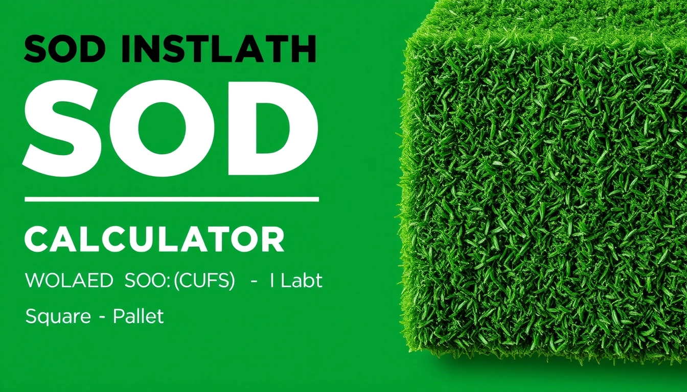 Sod installation cost calculator by square foot, pallet, and labor Sod installation cost calculator by square foot, pallet, and labor