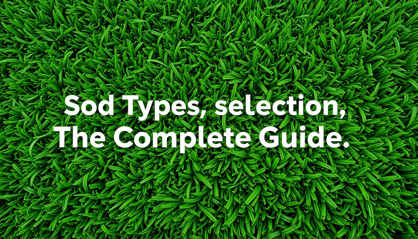 Sod types, selection, and lawn matching — The Complete Guide Sod types, selection, and lawn matching — The Complete Guide